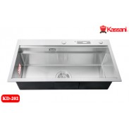 CHẬU RỬA INOX 1 HỘC  KASSANI KD-202 CHẬU RỬA INOX 1 HỘC  KASSANI KD-202